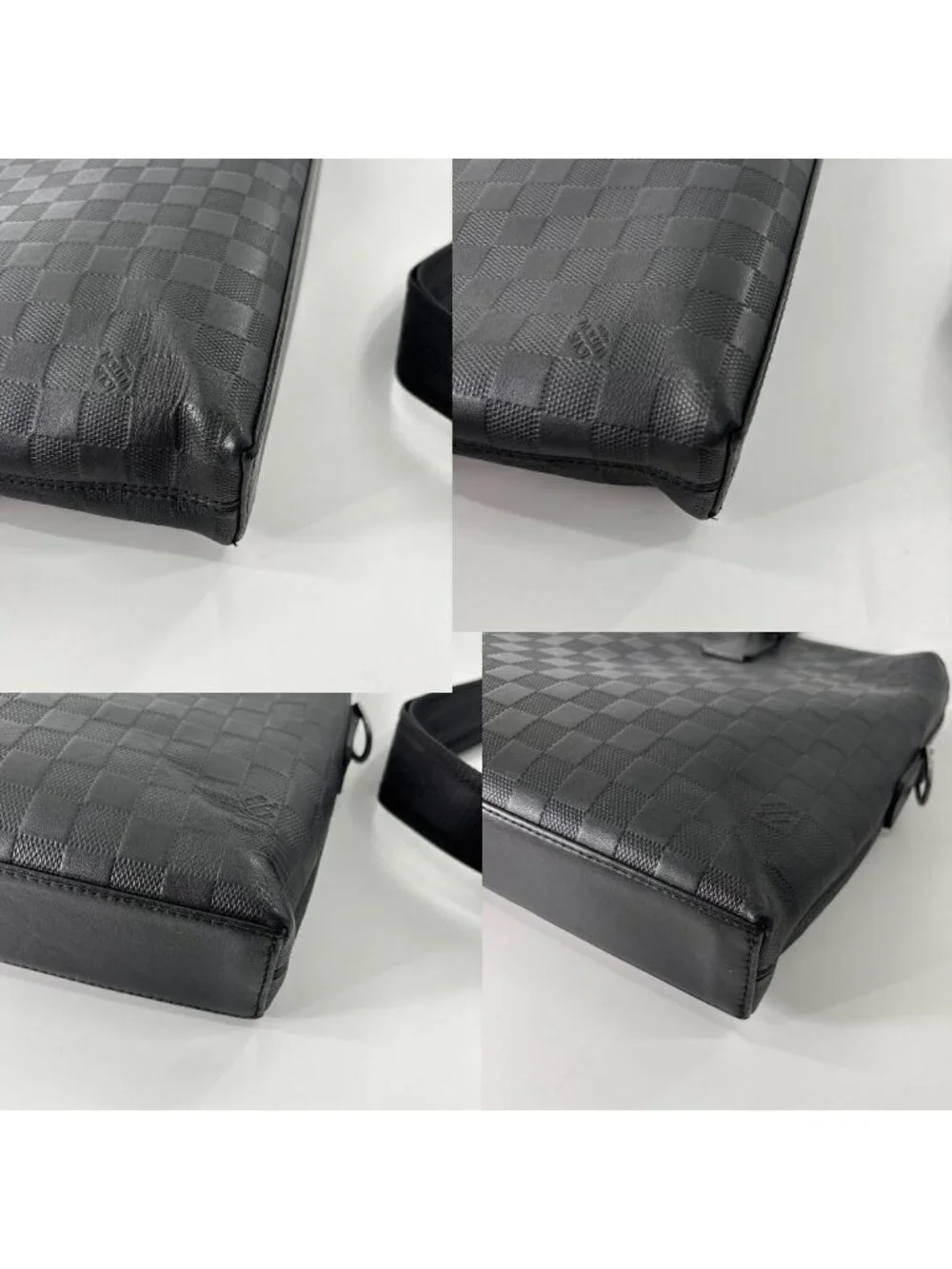Louis Vuitton Super Damier Infini Business Bag Black